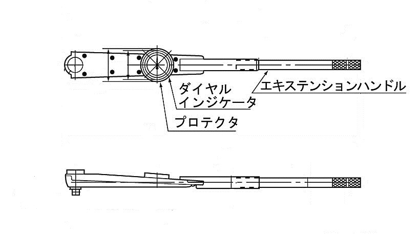 DBR型トルクレンチ(受注時製作品)